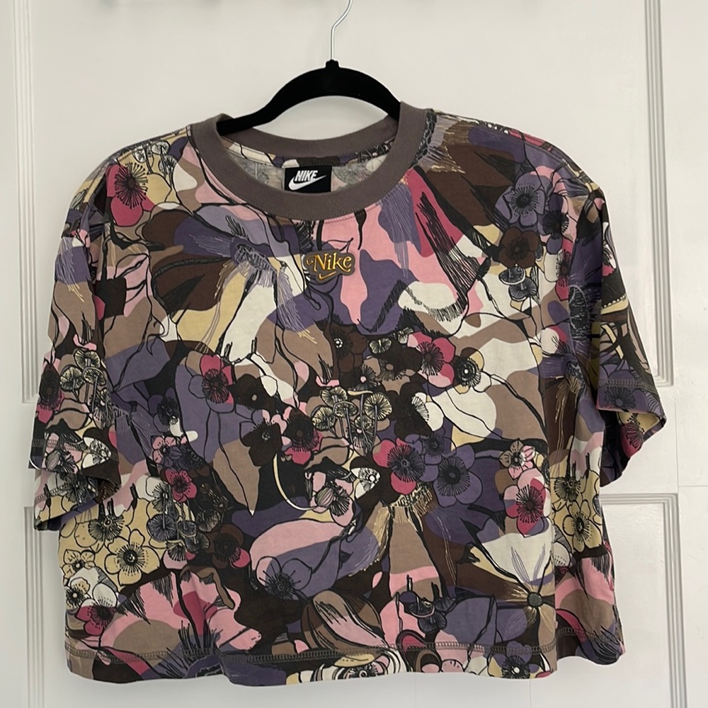 Nike Floral Crop Top
